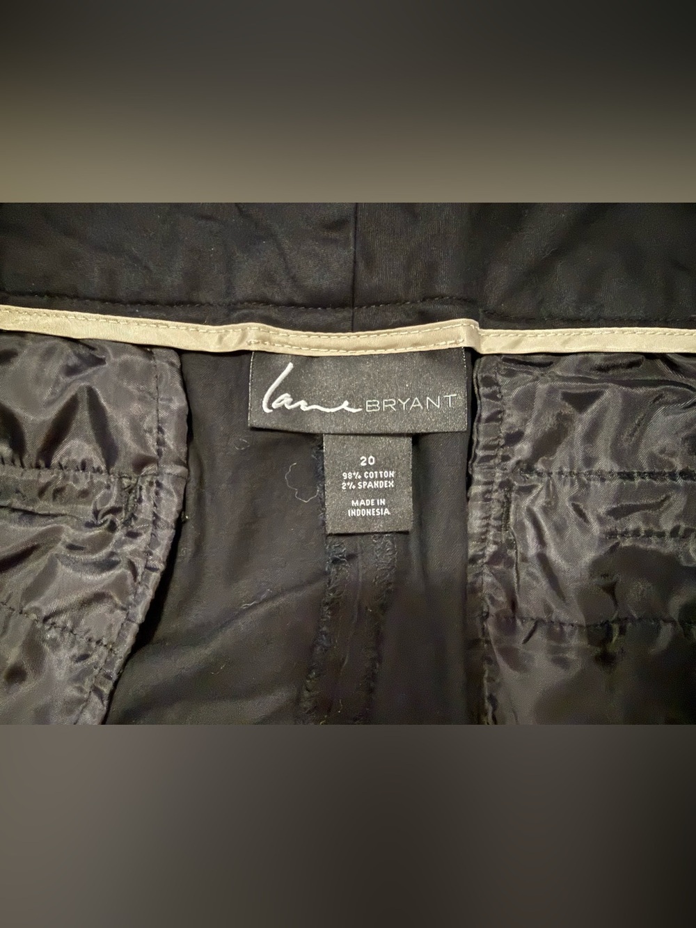 Lane Bryant Black Capri Pants, Size 20 - Picture 3 of 5